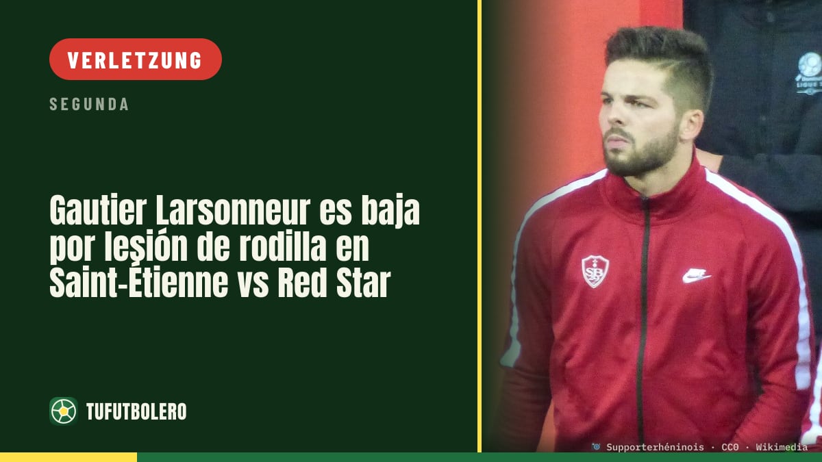 Gautier Larsonneur wegen Knieverletzung gegen Red Star mit Saint-Étienne aus