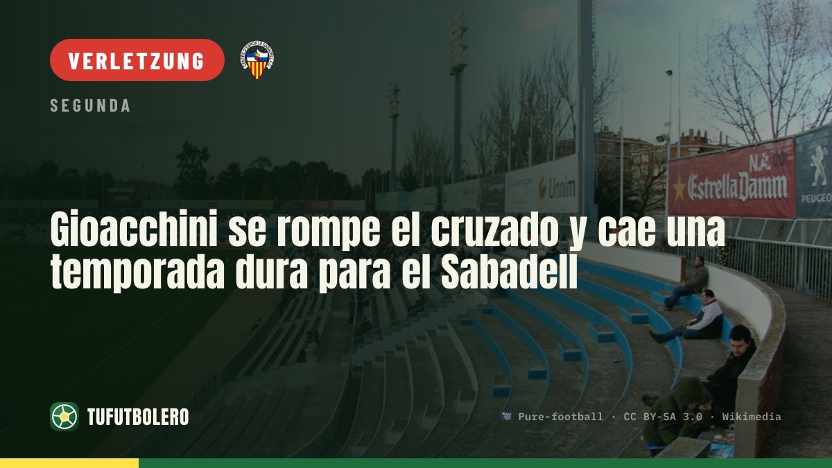 Gioacchini fällt mit Kreuzbandriss aus: Sabadell ohne Top-Torjäger