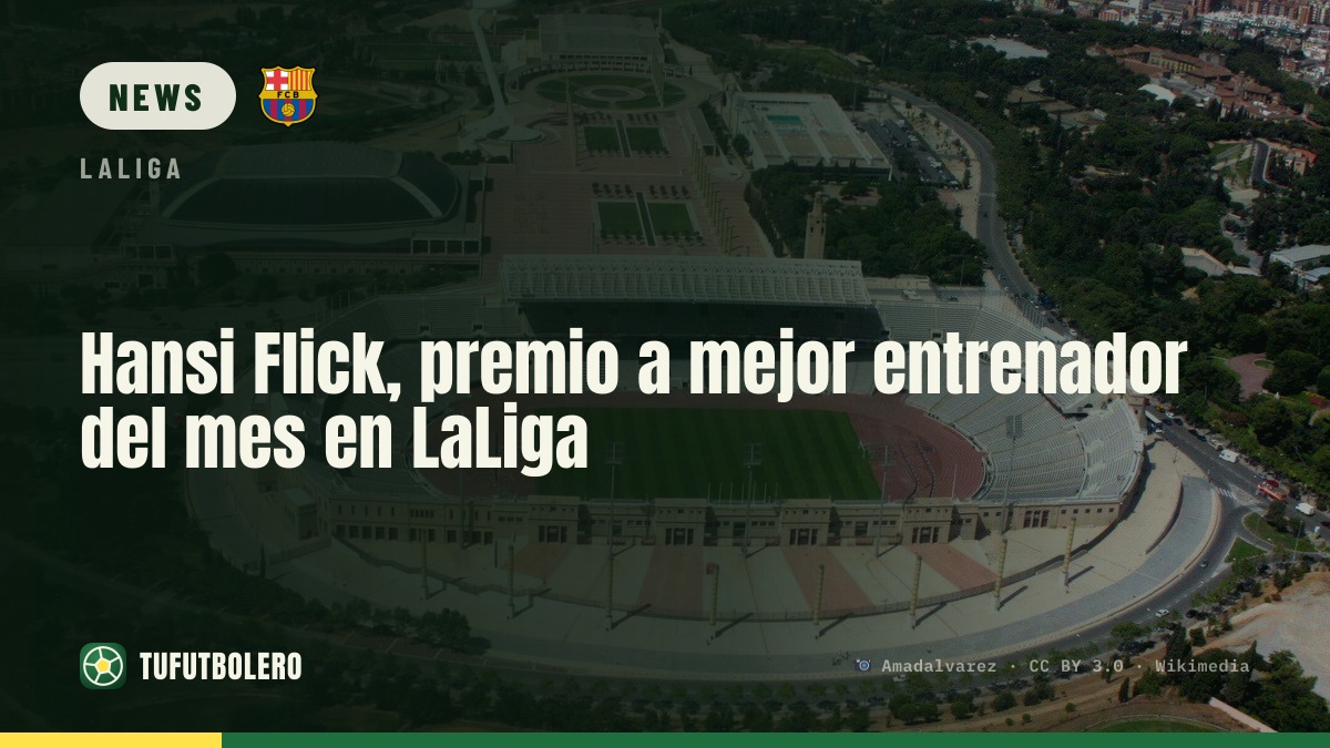 Hansi Flick wird zum besten Trainer des Monats in LaLiga erneut ausgezeichnet
