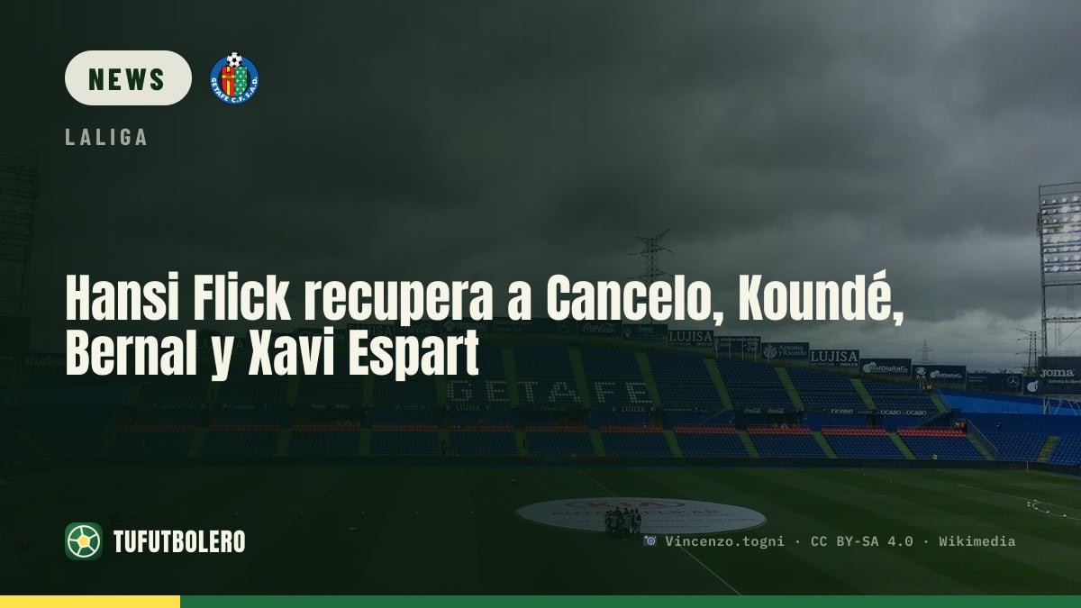Hansi Flick hat Cancelo, Koundé, Bernal und Xavi Espart zurück
