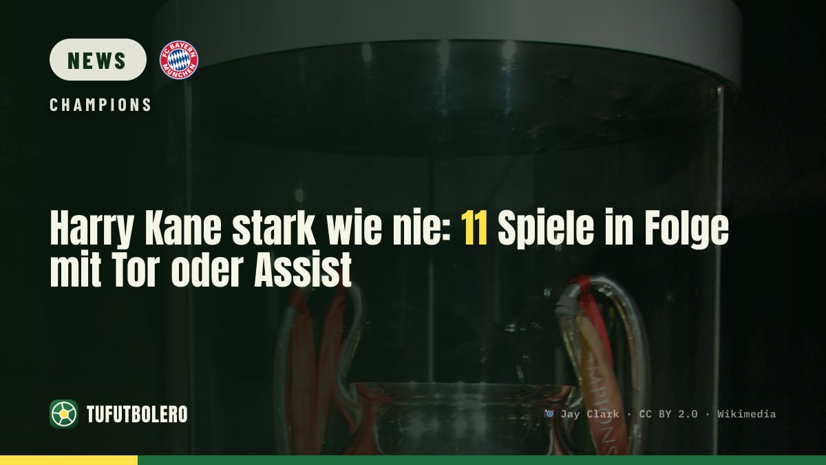 Harry Kane stark wie nie: 11 Spiele in Folge mit Tor oder Assist