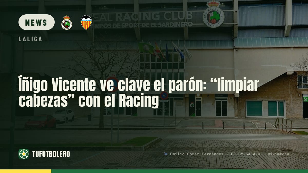 Íñigo Vicente sagt: Die Liga-Pause half dem Racing, Köpfe frei zu kriegen