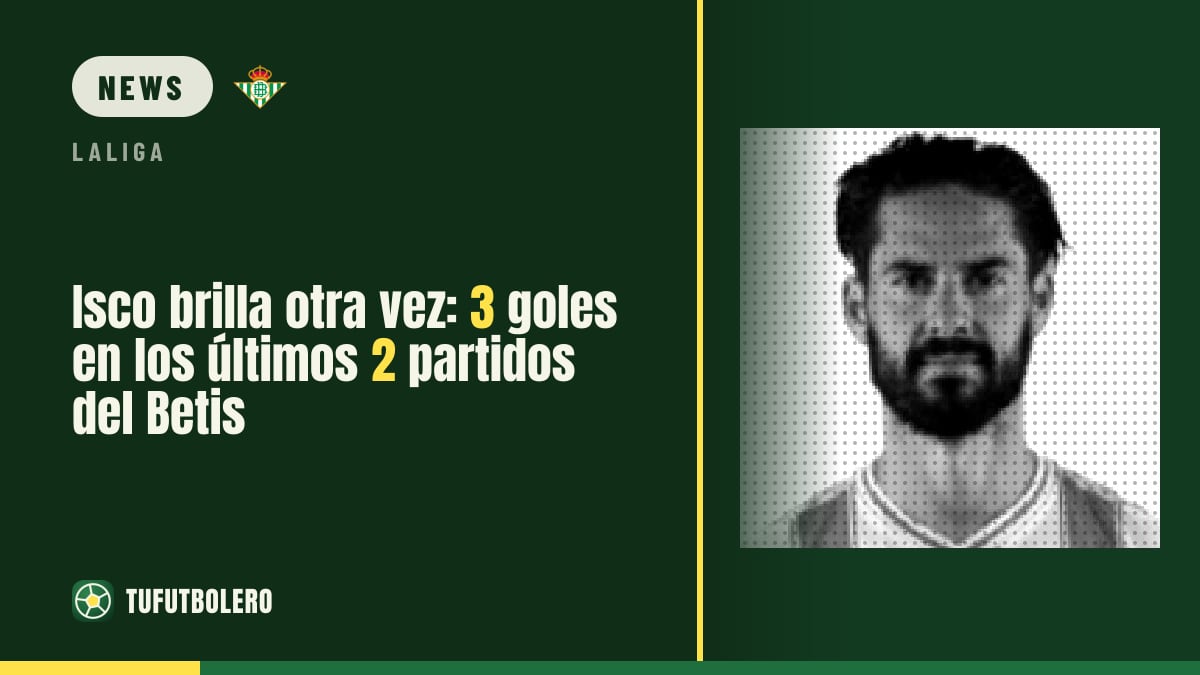 Isco ist wieder da: drei Tore in den letzten zwei Spielen von Betis