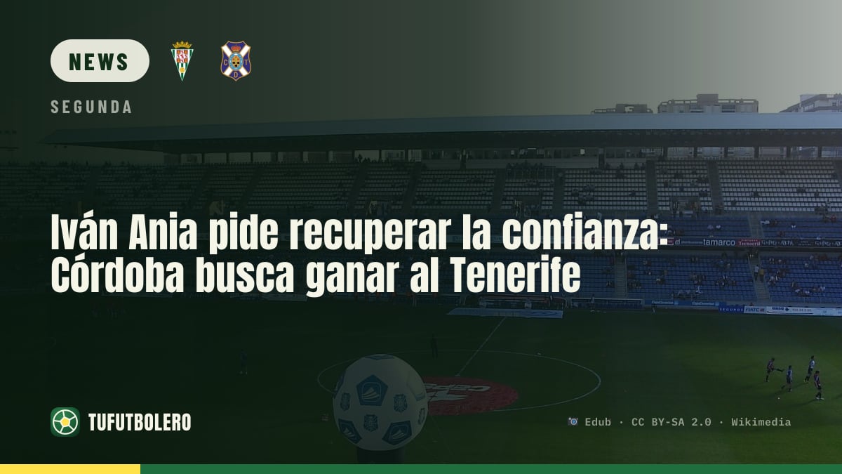 Iván Ania will mit Córdoba zurück in die Spur gegen Tenerife