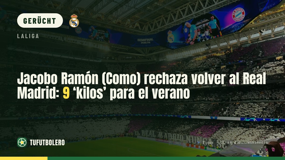 Jacobo Ramón (Como) winkt ab: Real-Rückkehr ist für ihn kein Thema