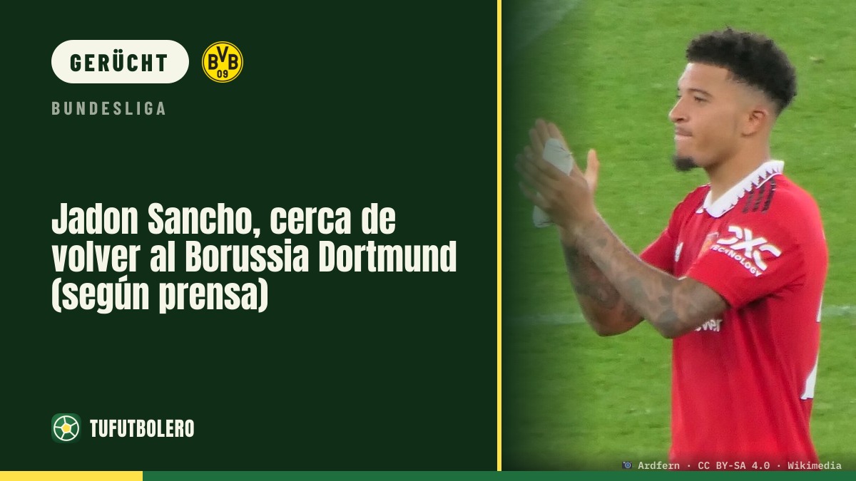 Jadon Sancho steht offenbar vor der Rückkehr zu Borussia Dortmund (Zeitungen)