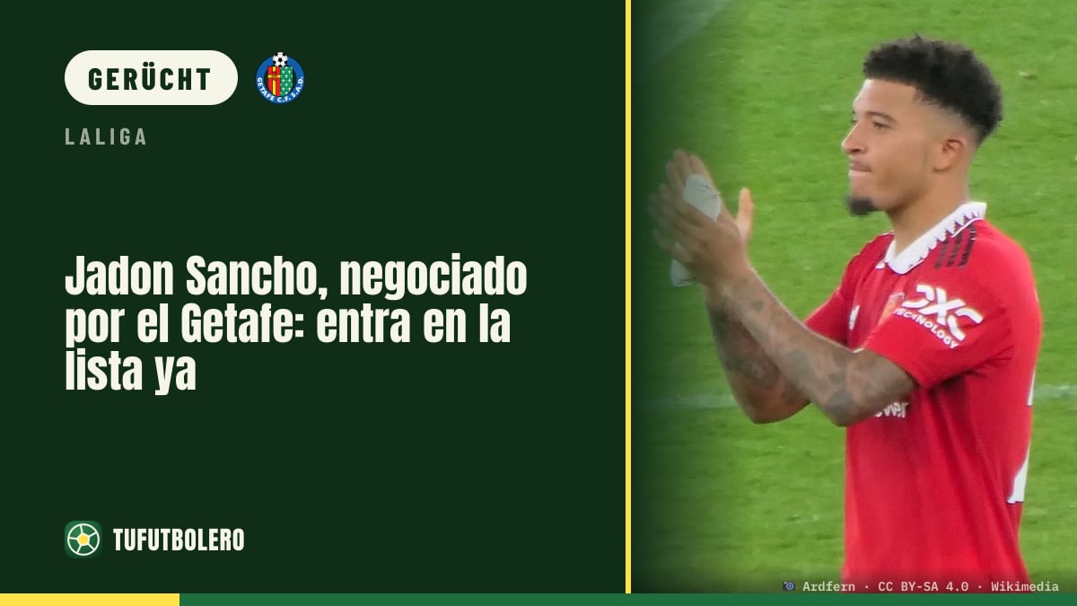 Jadon Sancho: Getafe führt Verhandlungen
