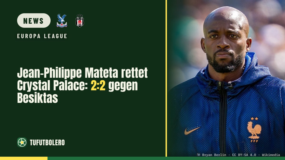 Jean-Philippe Mateta rettet Crystal Palace: 2:2 gegen Besiktas