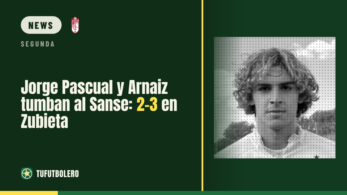 Jorge Pascual und Arnaiz stürzen den Sanse: 2-3 in Zubieta