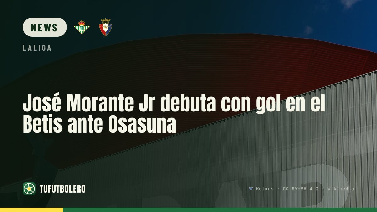 José Morante Jr feiert Debüt-Tor für Betis gegen Osasuna