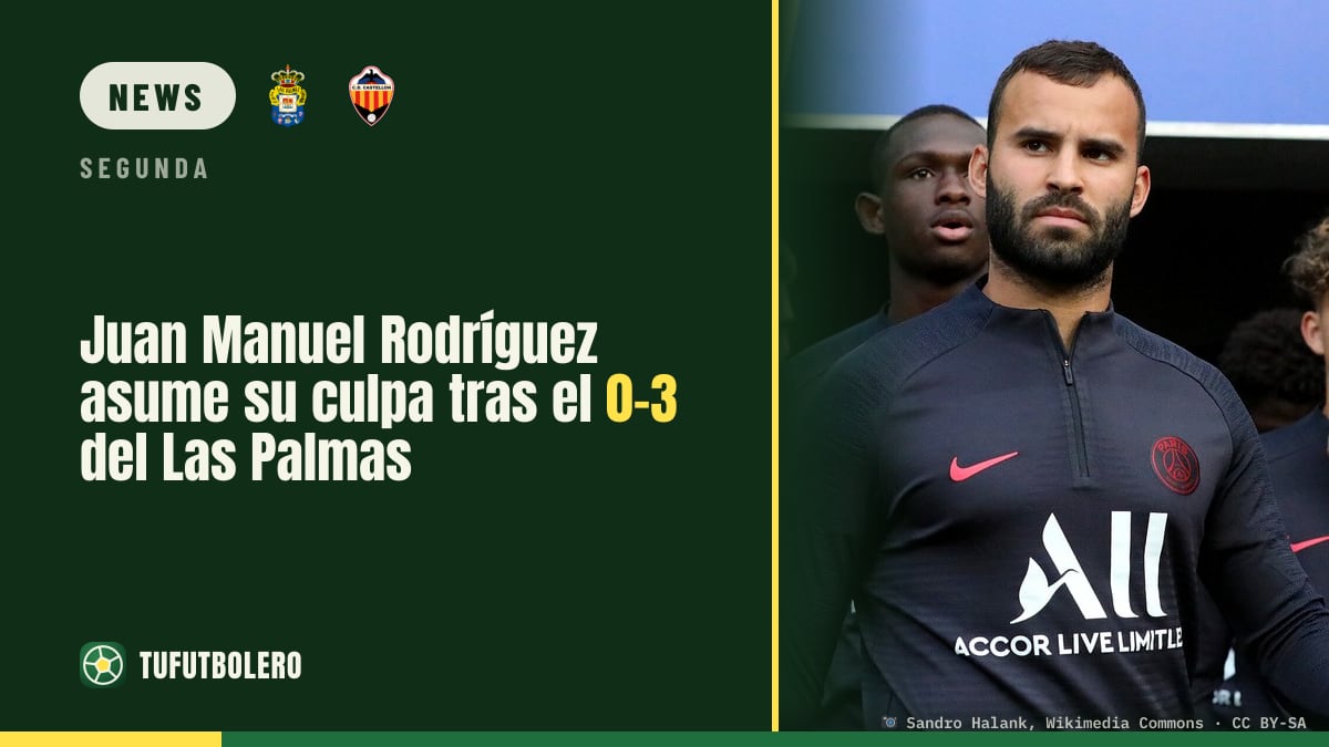 Juan Manuel Rodríguez übernimmt die Schuld nach dem 0-3 von Las Palmas