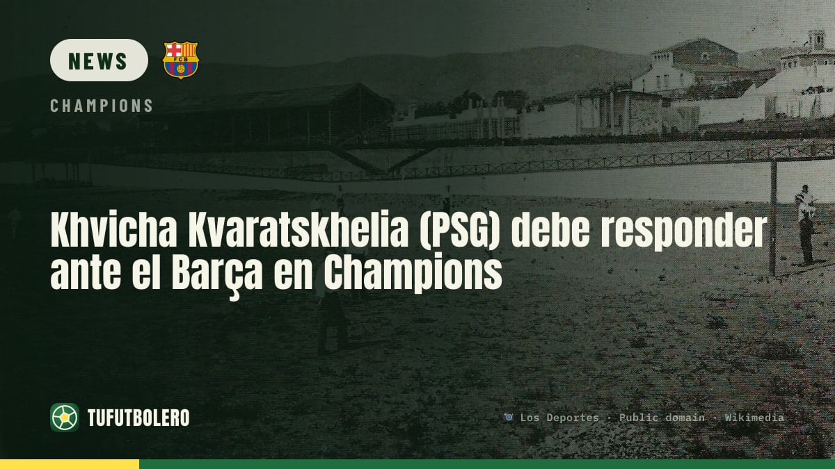 Khvicha Kvaratskhelia (PSG) steht gegen Barcelona in der Champions League unter Druck