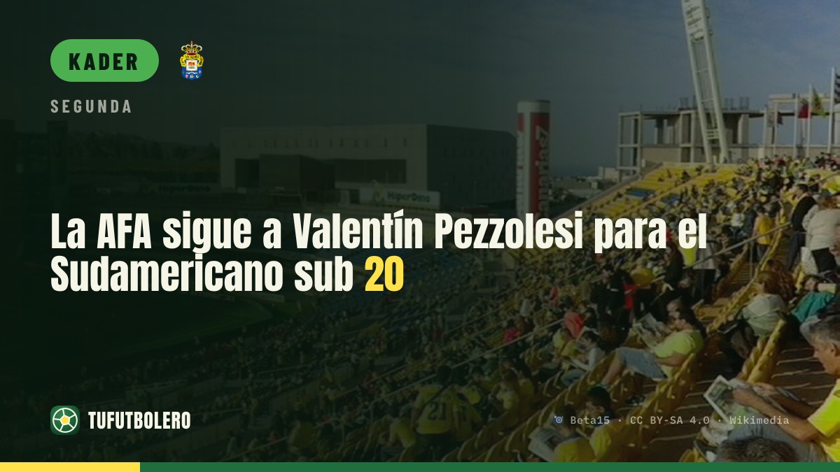 AFA beobachtet Valentín Pezzolesi für das U20-Sudamericano