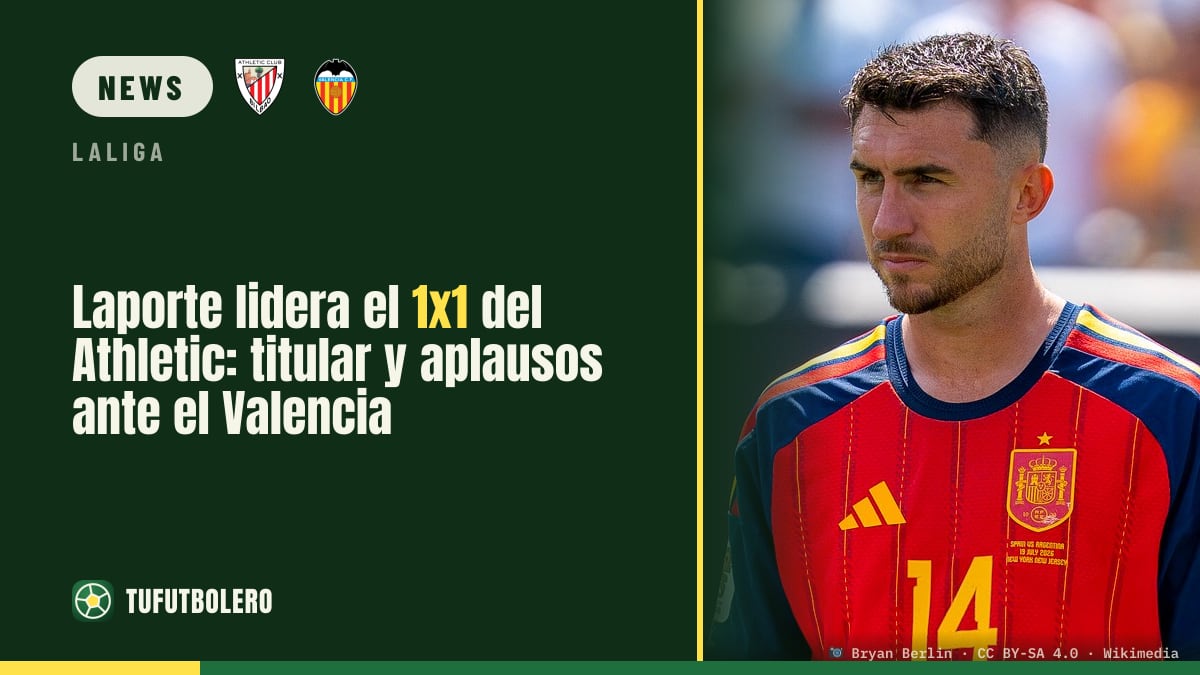 Laporte führt Athletic’s 1x1 an: stark von Beginn an gegen Valencia