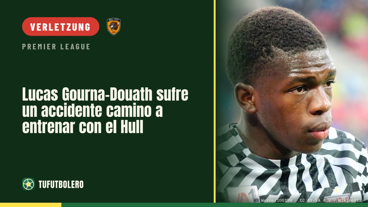 Lucas Gourna-Douath verunglückt auf dem Weg zum Training beim Hull City