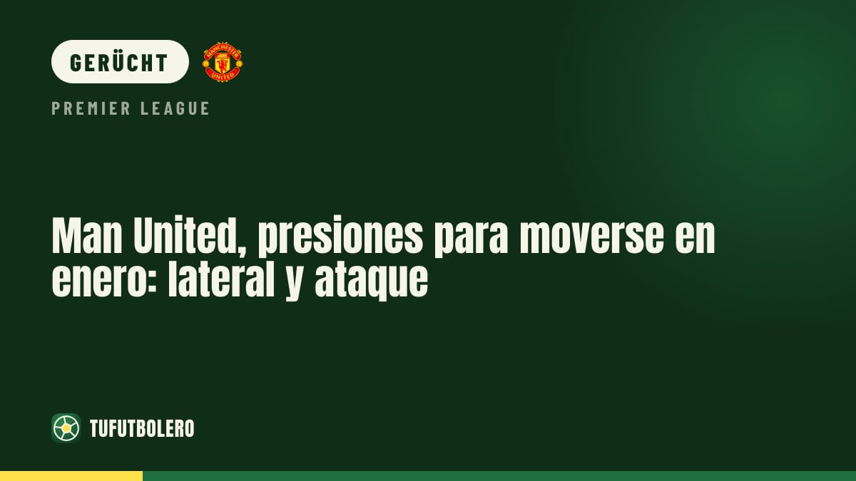 Man United unter Druck: Markt-Optionen im Januar für Außenbahn und Offensive