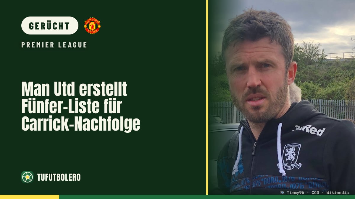 Man Utd erstellt Fünfer-Liste für Carrick-Nachfolge