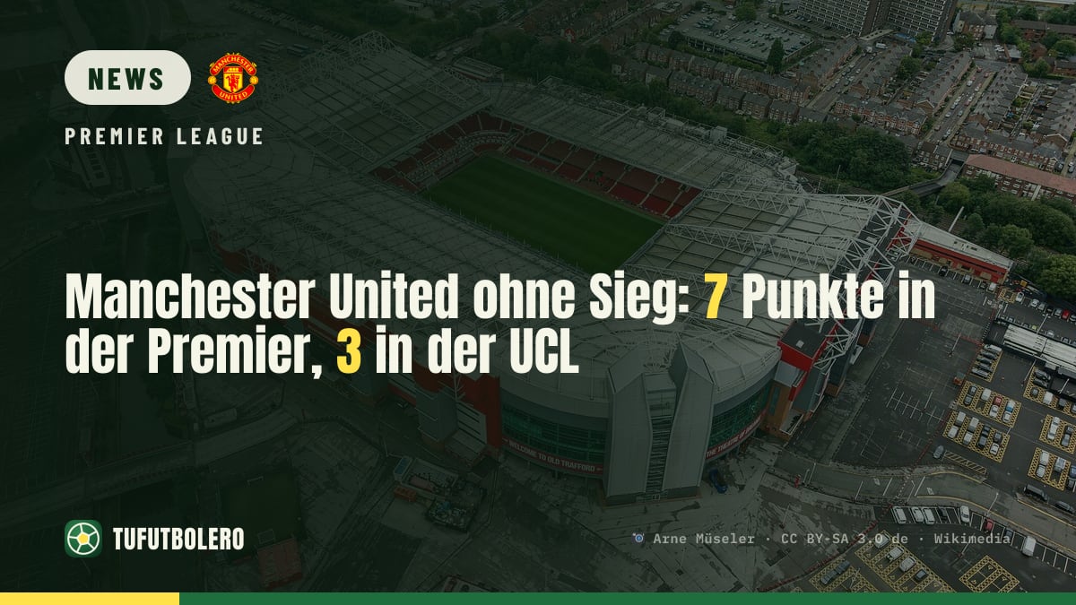 Manchester United ohne Sieg: 7 Punkte in der Premier, 3 in der UCL