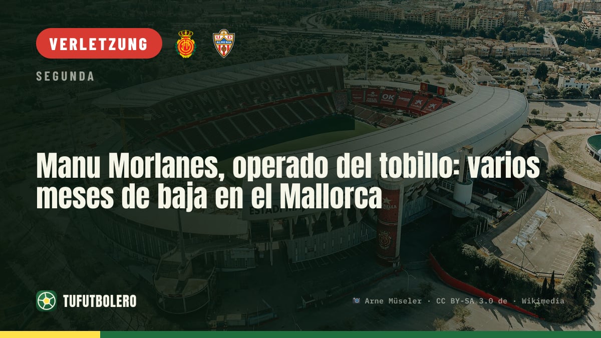Manu Morlanes operiert am Knöchel: mehrere Monate Ausfall beim Mallorca