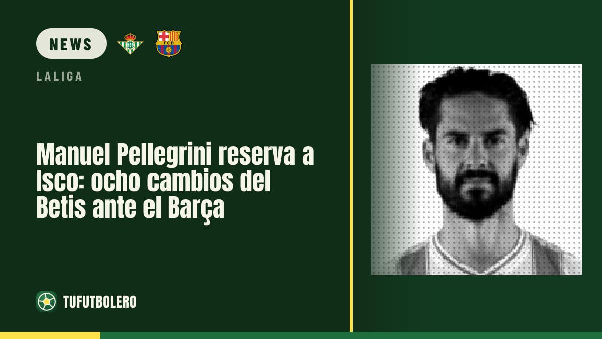 Manuel Pellegrini schont Isco: Betis mit acht Wechseln gegen Barcelona
