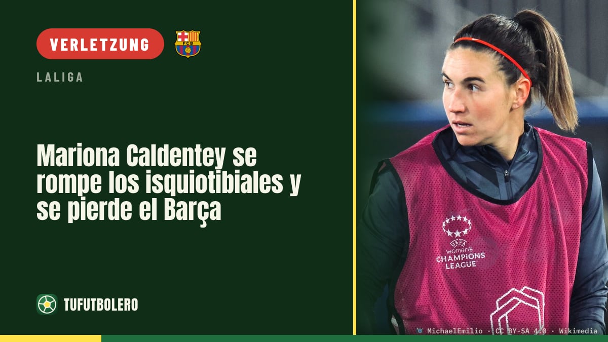 Mariona Caldentey fällt mit Hamstring-Verletzung gegen Barça aus