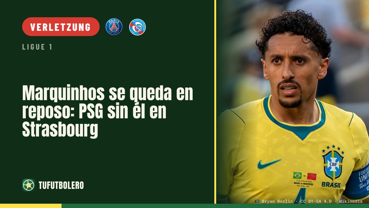 Marquinhos ruht: PSG ohne ihn bei Strasbourg