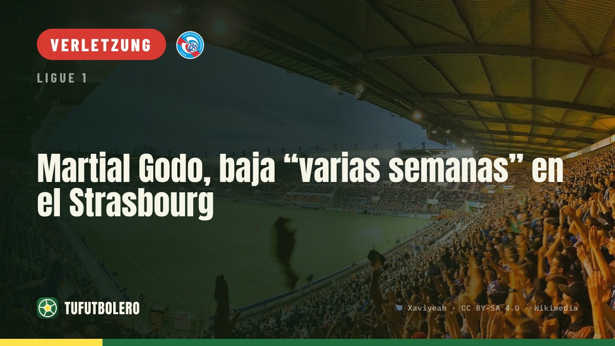 Martial Godo fällt beim FC Strasbourg erneut mehrere Wochen aus