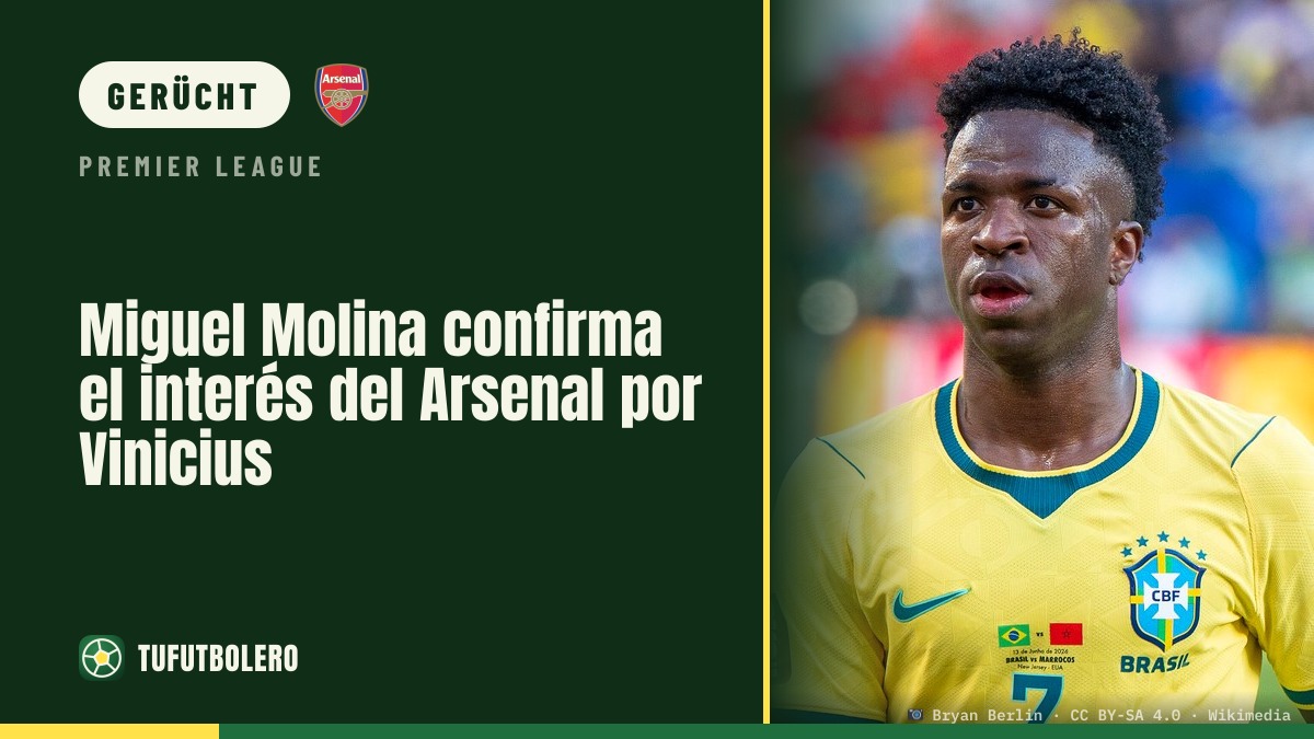 Miguel Molina bestätigt Arsenals Interesse an Vinícius