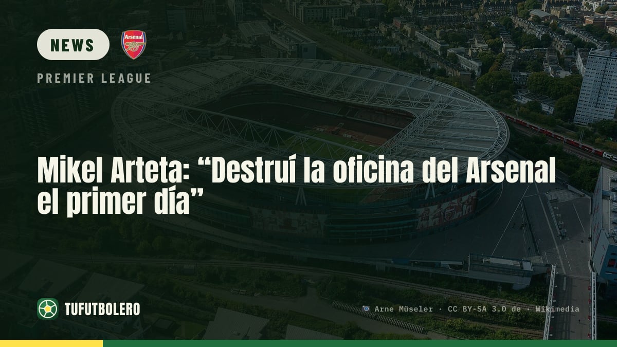Mikel Arteta: „Ich habe Arsenals Büro am ersten Tag demoliert“