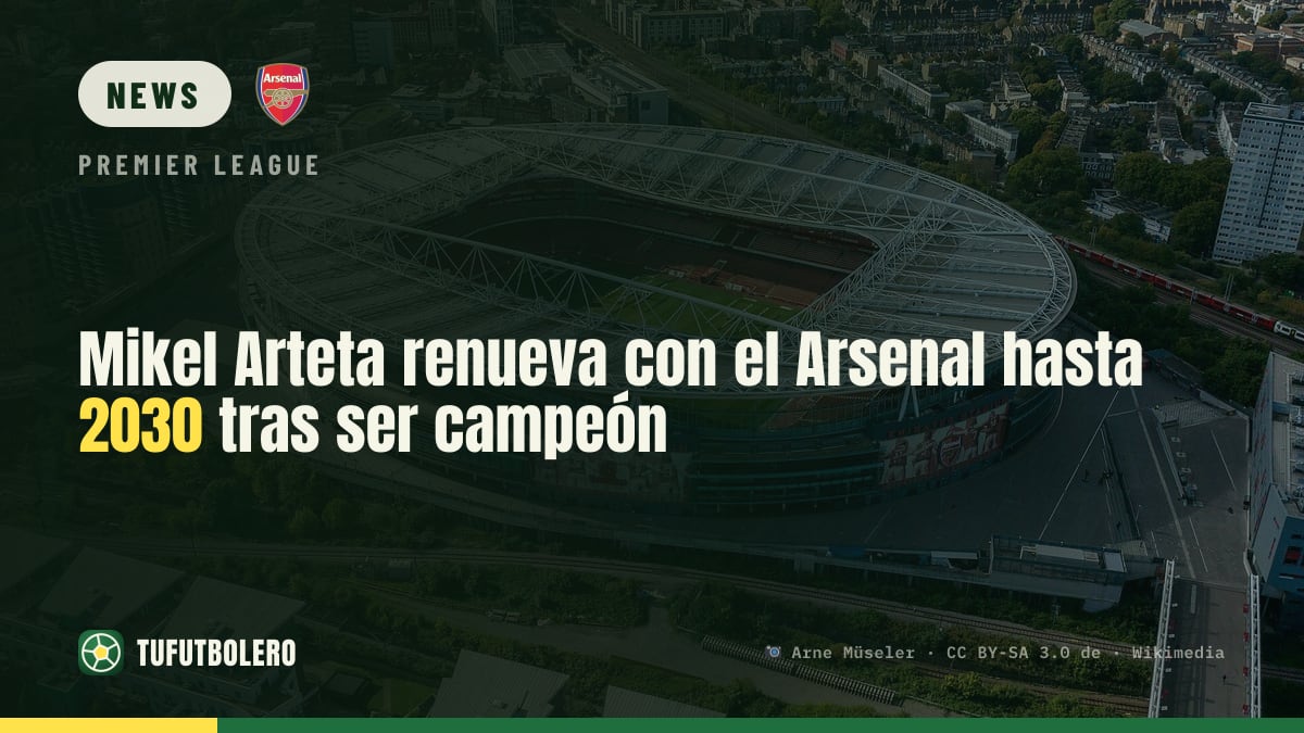Mikel Arteta verlängert bei Arsenal bis 2030 nach Meistertitel