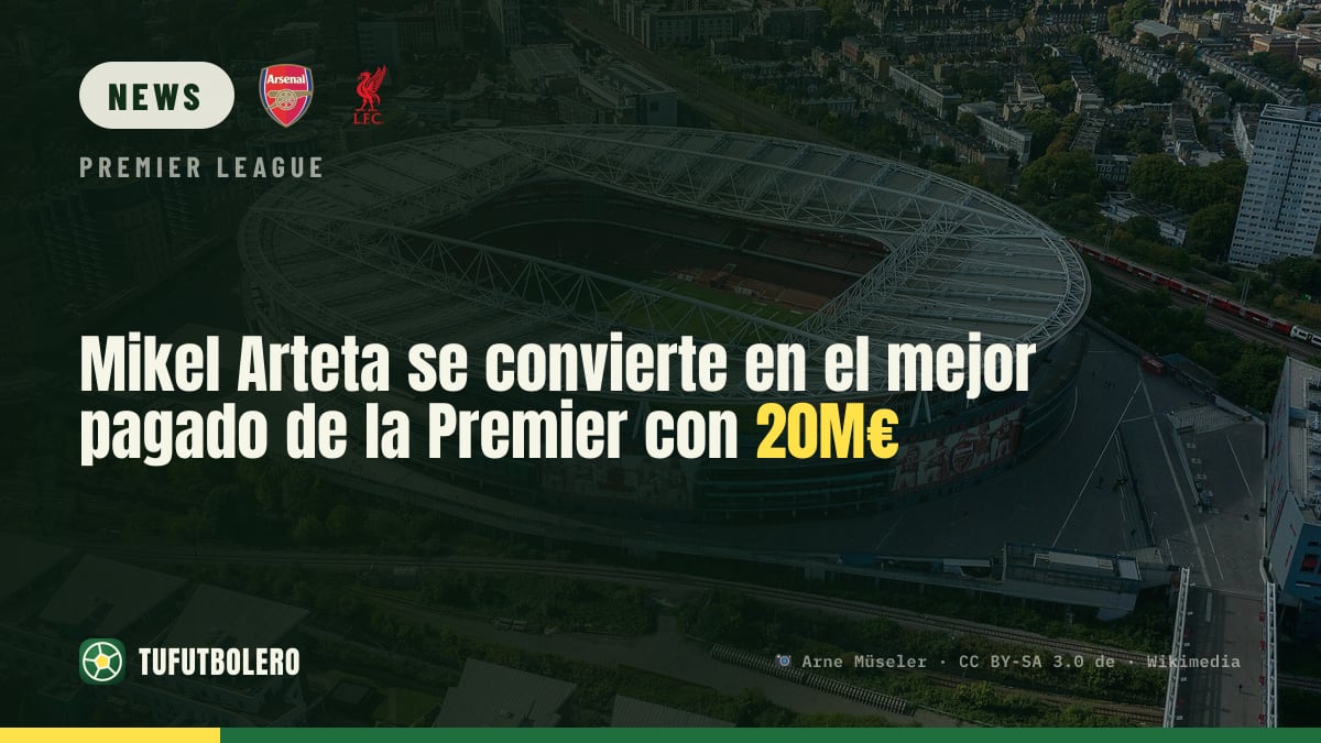 Mikel Arteta ist der bestbezahlte Premier-League-Coach: 20 Mio.£ pro Jahr