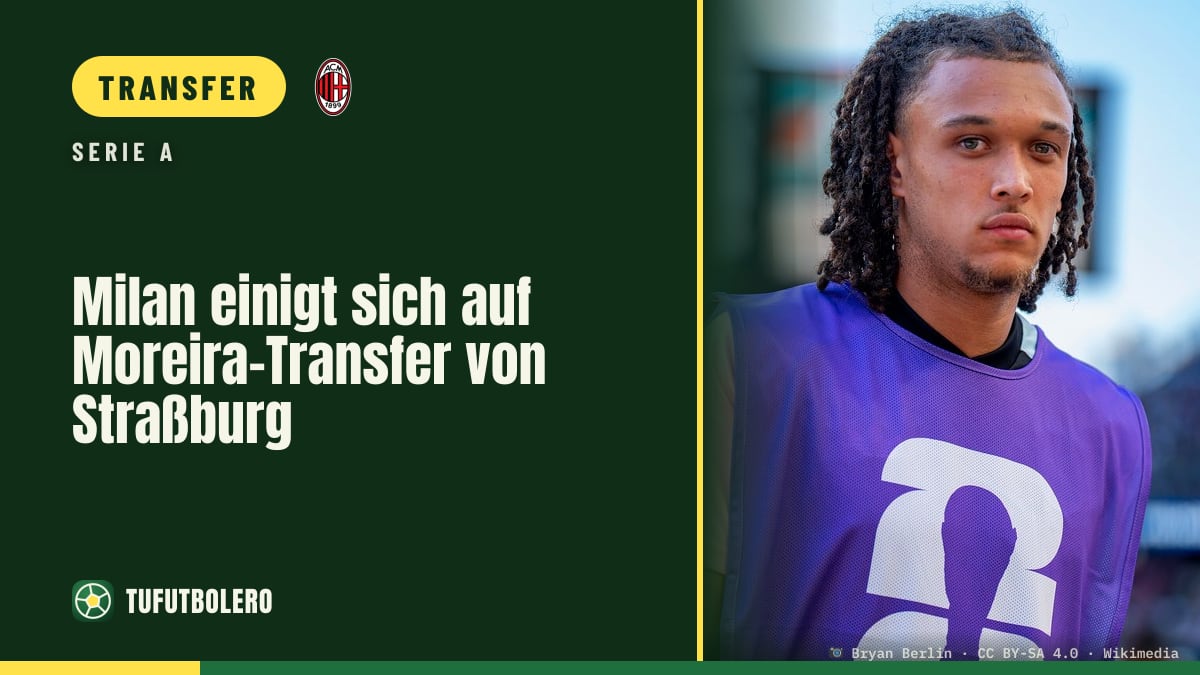 Milan einigt sich auf Moreira-Transfer von Straßburg