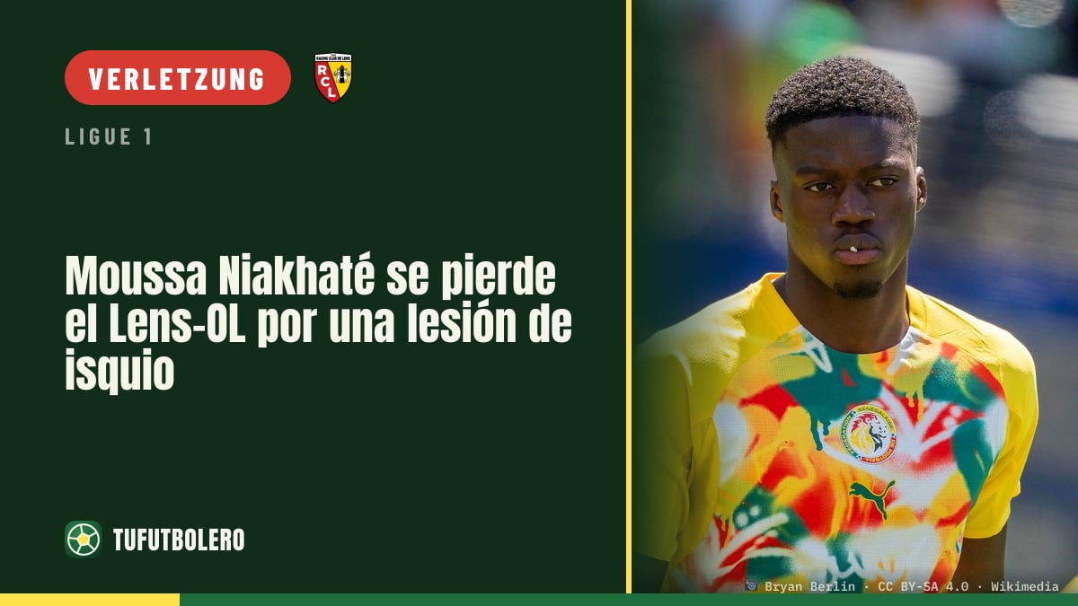 Moussa Niakhaté fällt aus: OL ohne ihn bei Lens in der Ligue 1