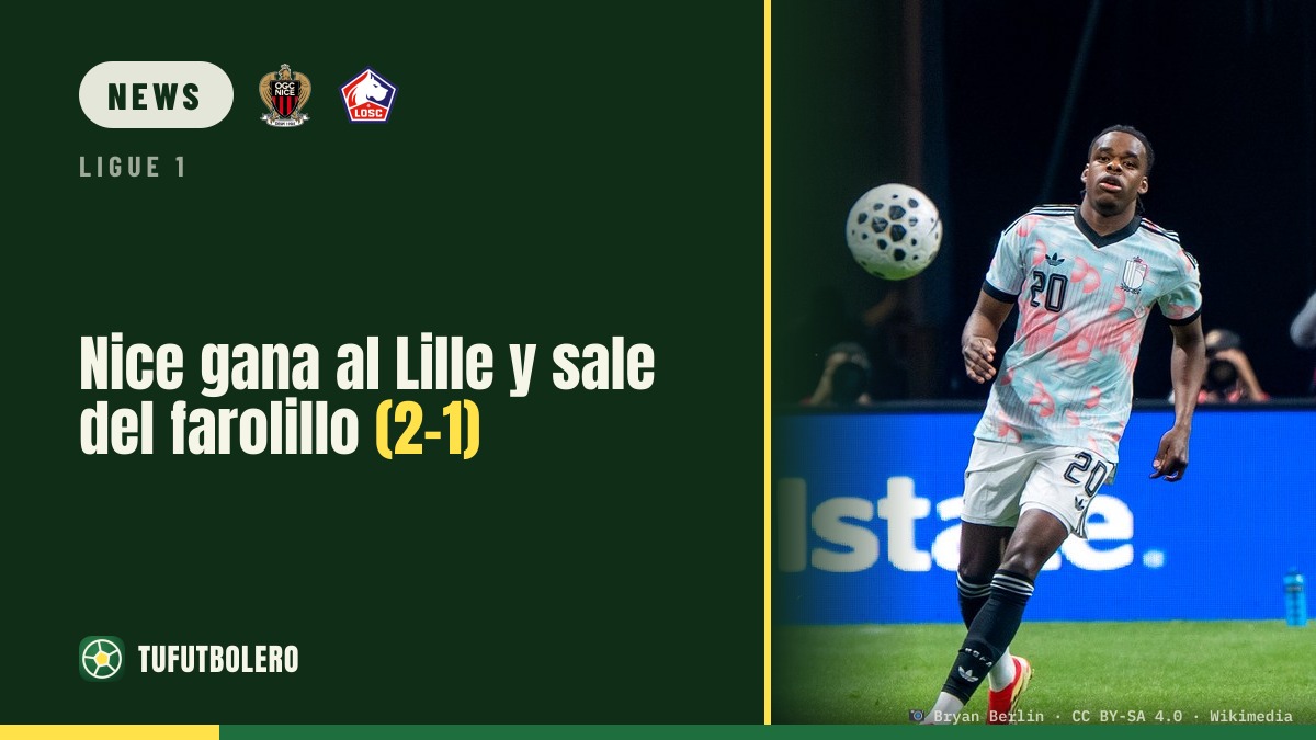 Nice schlägt Lille 2:1 und verlässt den letzten Platz