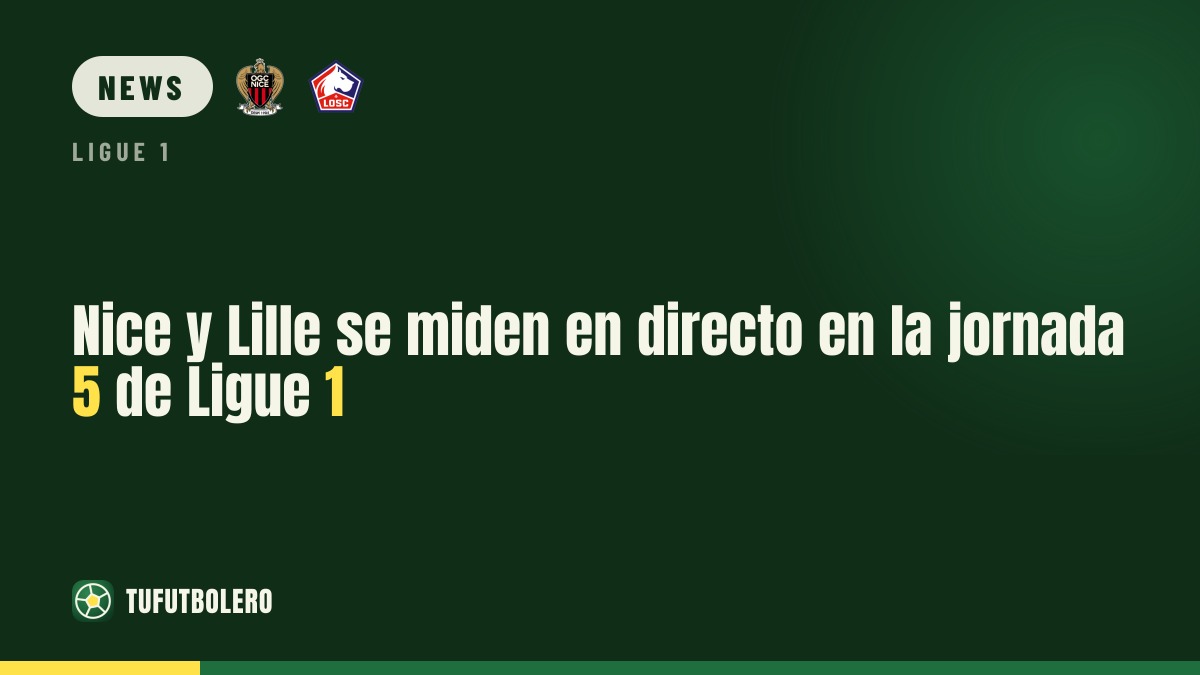 Nice gegen Lille live: Ligue 1, Spieltag 5