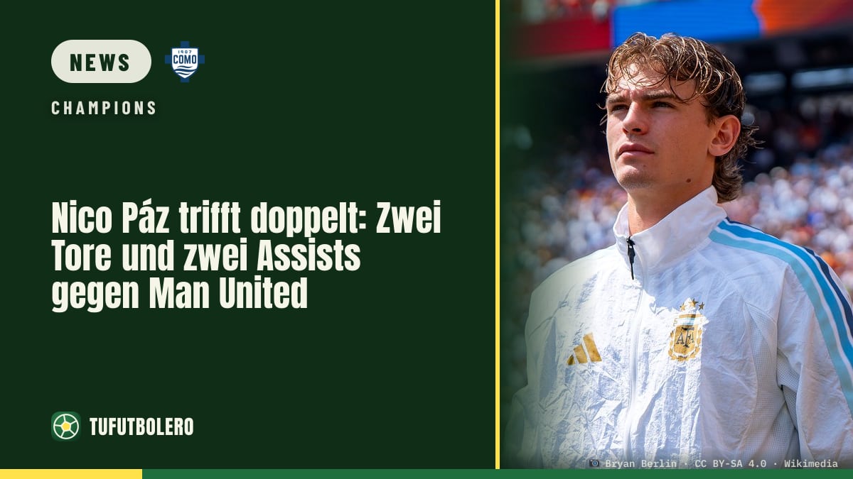 Nico Páz trifft doppelt: Zwei Tore und zwei Assists gegen Man United