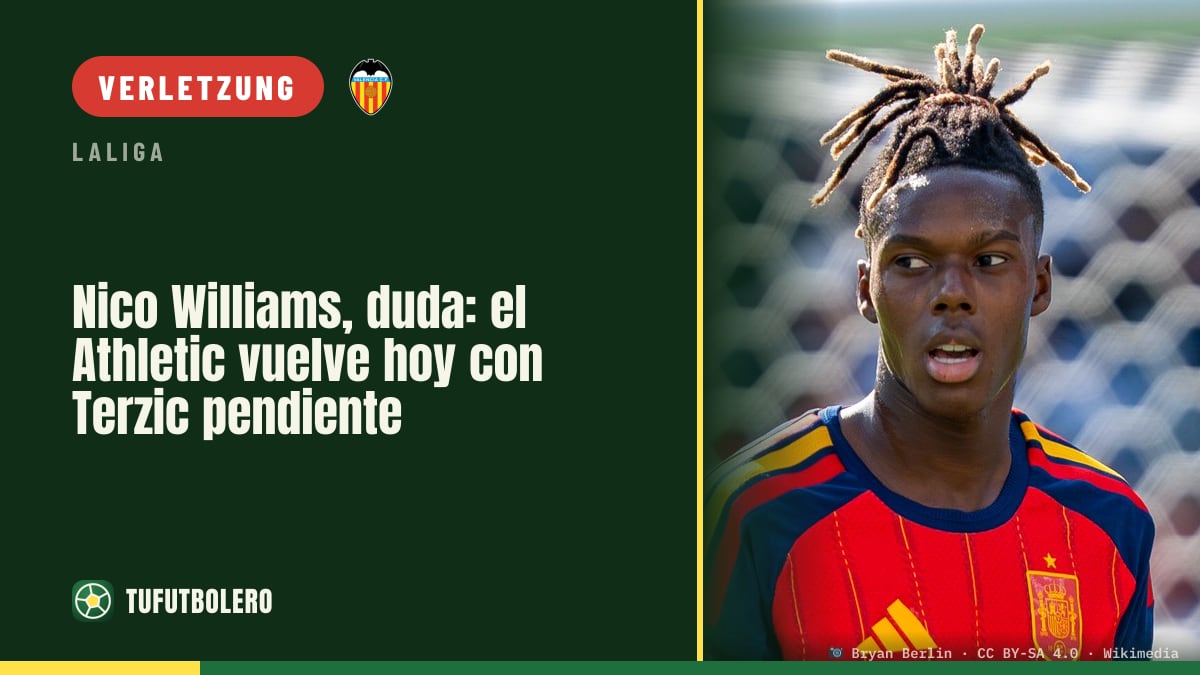 Nico Williams ist fraglich: Athletic startet heute, Terzic wartet