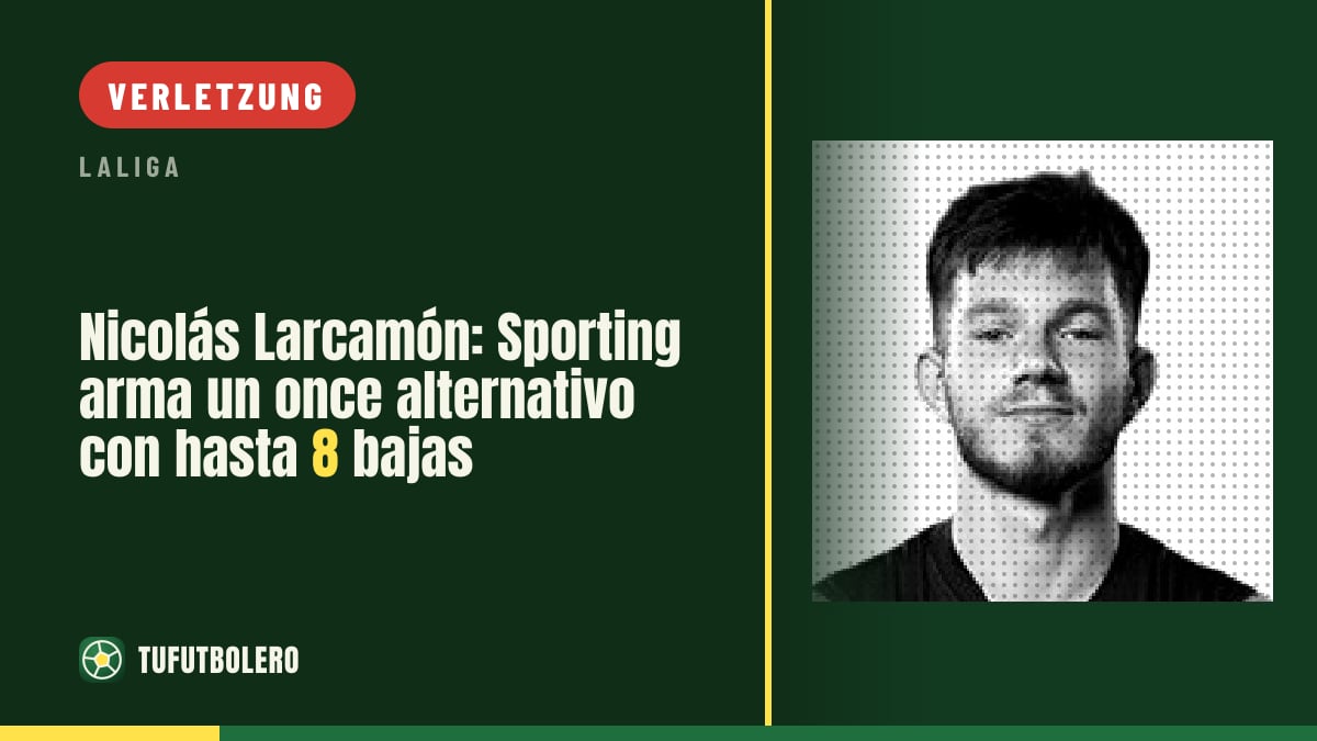 Nicolás Larcamón: Sporting bastelt gegen Celta Fortuna mit bis zu 8 Ausfällen