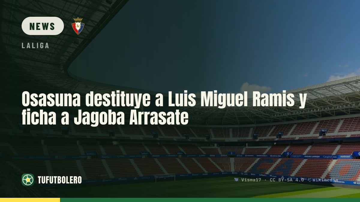 Osasuna entlässt Luis Miguel Ramis und holt Jagoba Arrasate