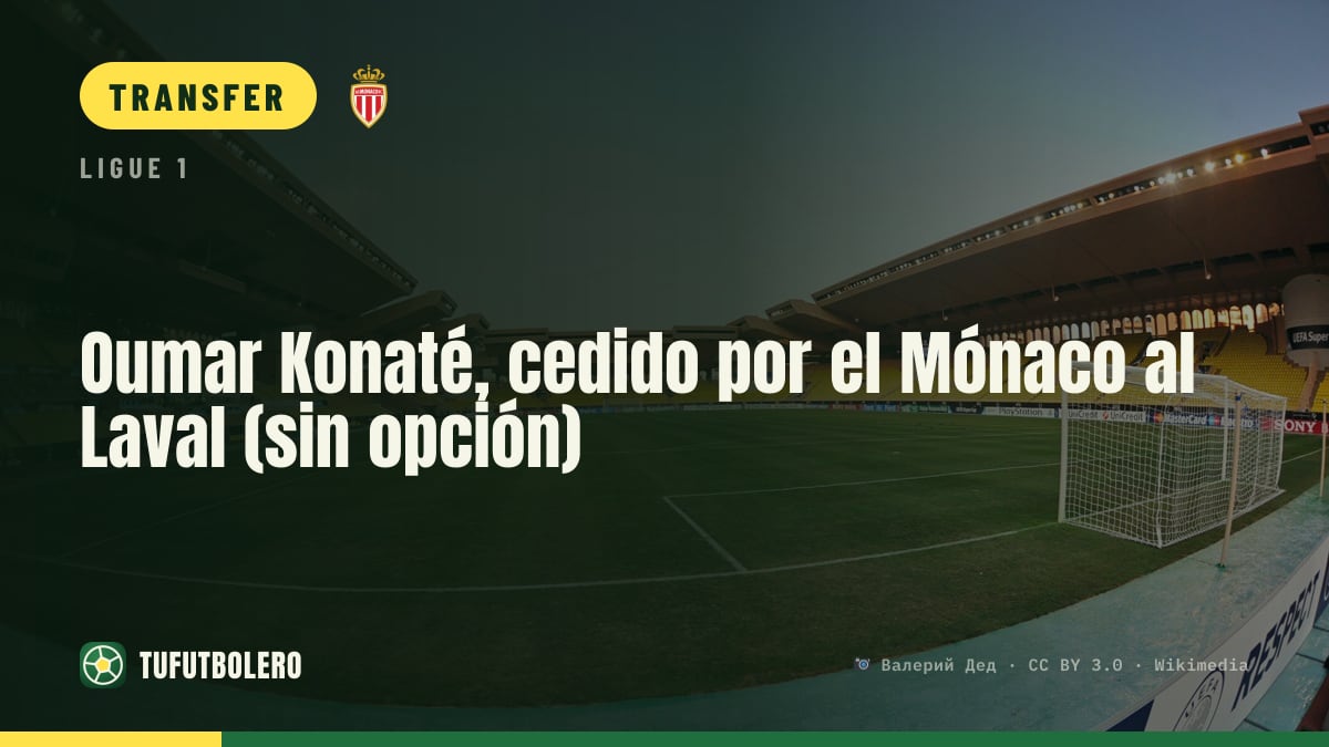 Oumar Konaté wechselt per Leihe vom AS Monaco nach Laval (ohne Kaufoption)