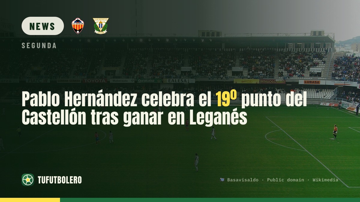 Pablo Hernández feiert: Castellón mit 19 Punkten nach Sieg in Leganés