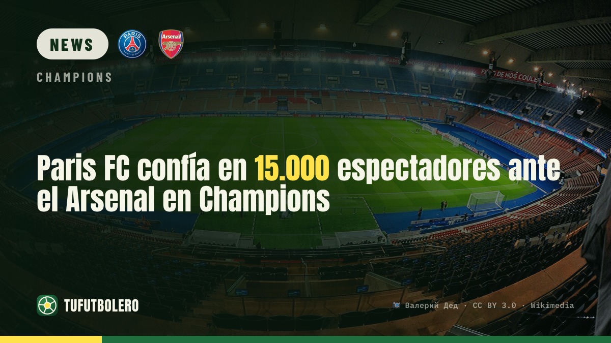Paris FC hofft auf über 15.000 Zuschauer gegen Arsenal in der Champions League