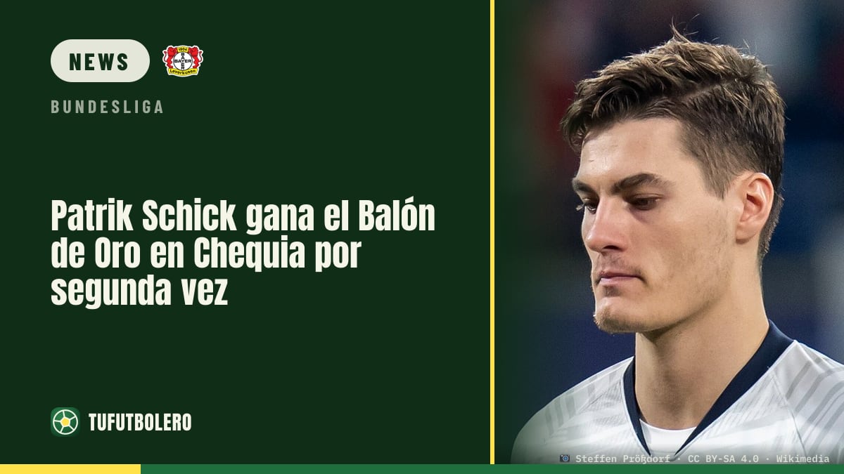 Patrik Schick gewinnt den Goldenen Ball in Tschechien zum zweiten Mal