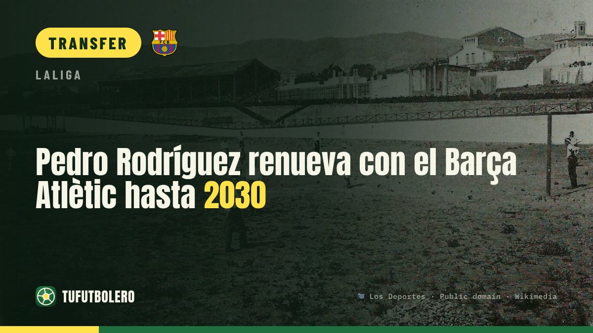 Pedro Rodríguez verlängert beim Barça Atlètic bis 2030