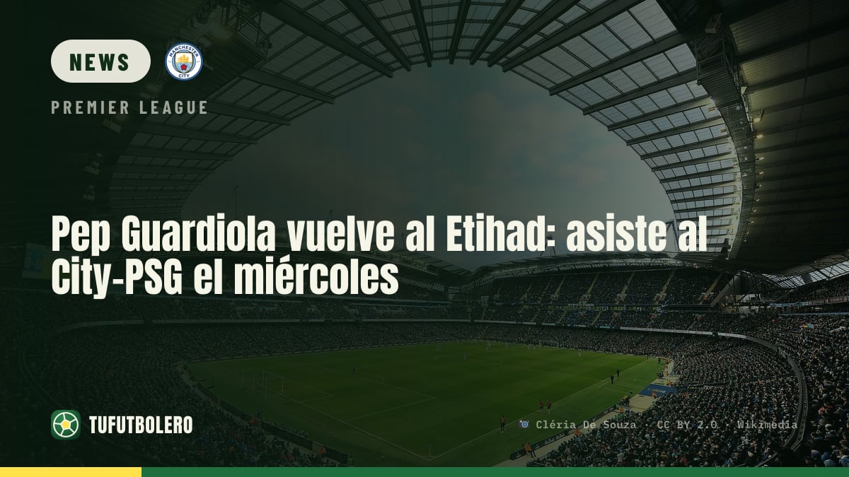 Pep Guardiola kehrt zurück ins Etihad: kommt zum City-PSG am Mittwoch