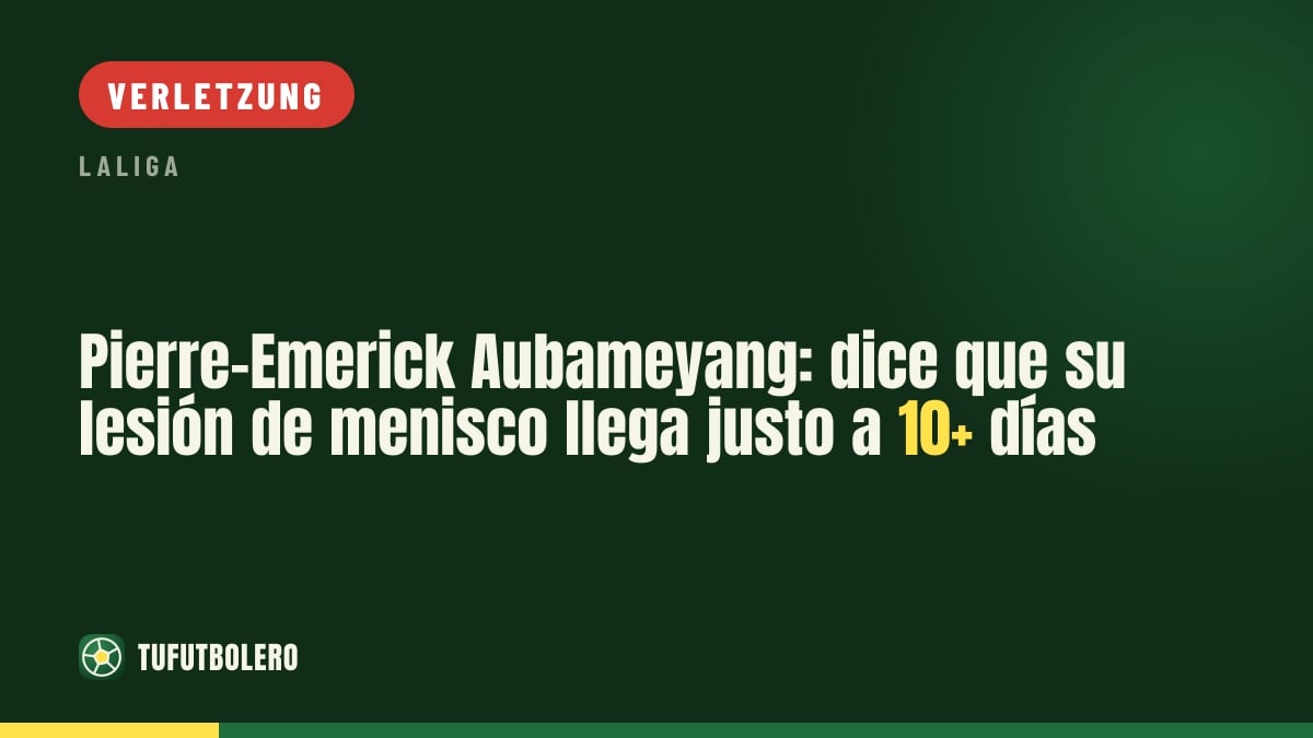 Pierre-Emerick Aubameyang: „Erstmals stehe ich länger als zehn Tage“
