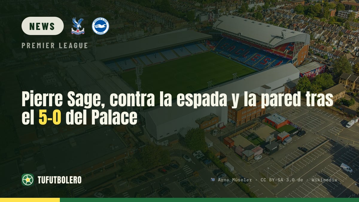 Pierre Sage bei Crystal Palace unter Druck nach dem 5:0 gegen Brighton