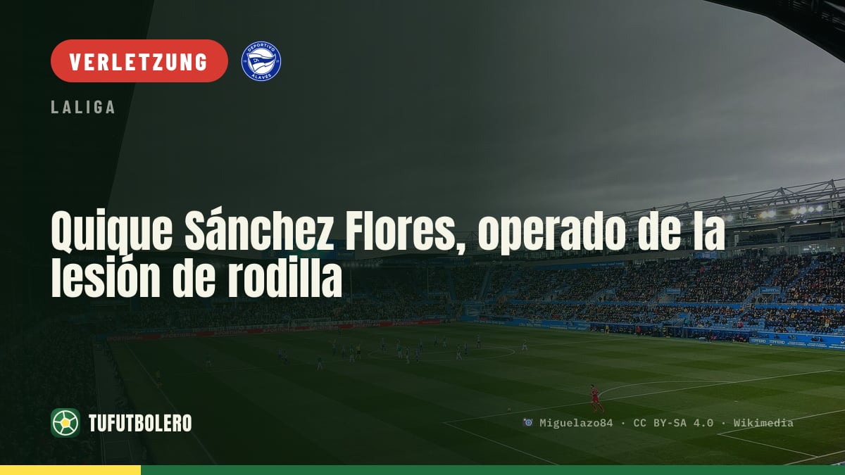 Quique Sánchez Flores nach Knieverletzung operiert