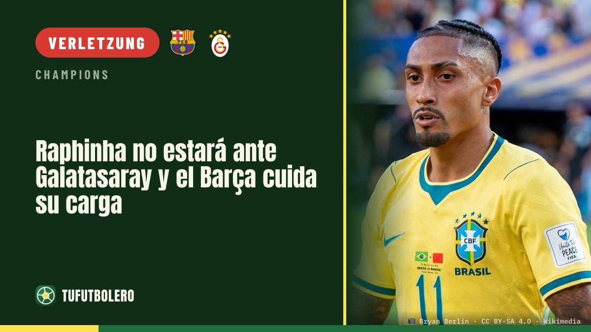 Raphinha verpasst Barcelonas nächste zwei Spiele