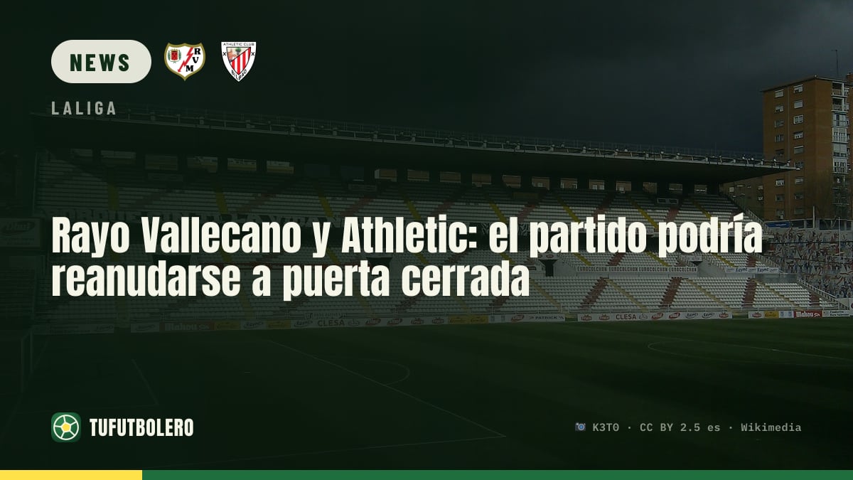 Rayo Vallecano-Athletic: Spiel könnte ohne Zuschauer fortgesetzt werden